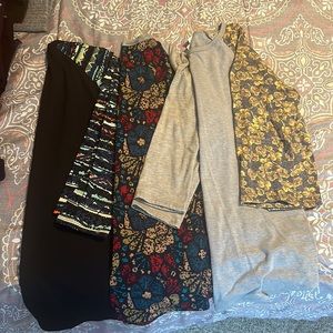 LulaRoe 2/4 sleeve shirts